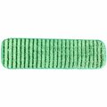 Monarch Brands Scrubbing Wet Flat Mop - 18in 0, Green, 120PK M800018G-CS